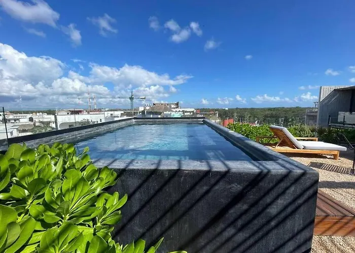 Apartment Iik: Stylish Retreat In Tulum's Heart *